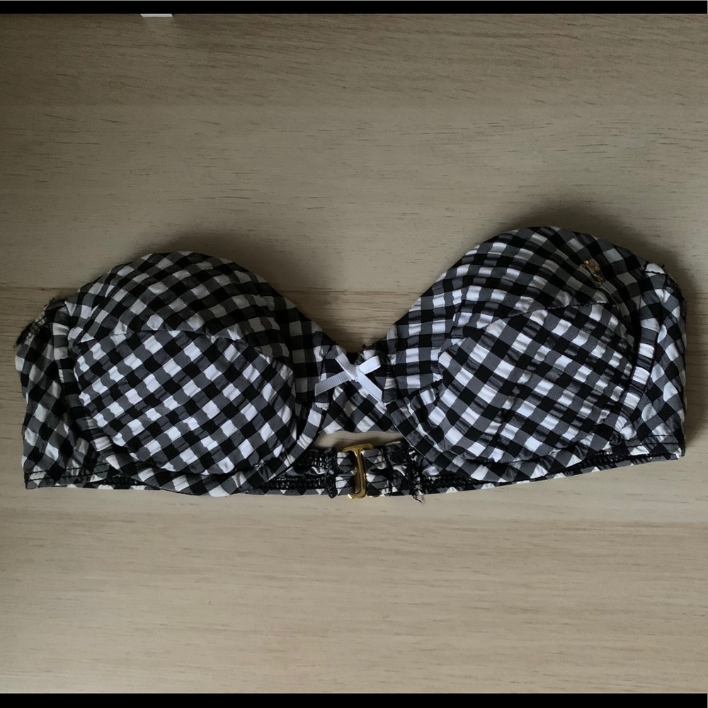 Vintage gingham bra